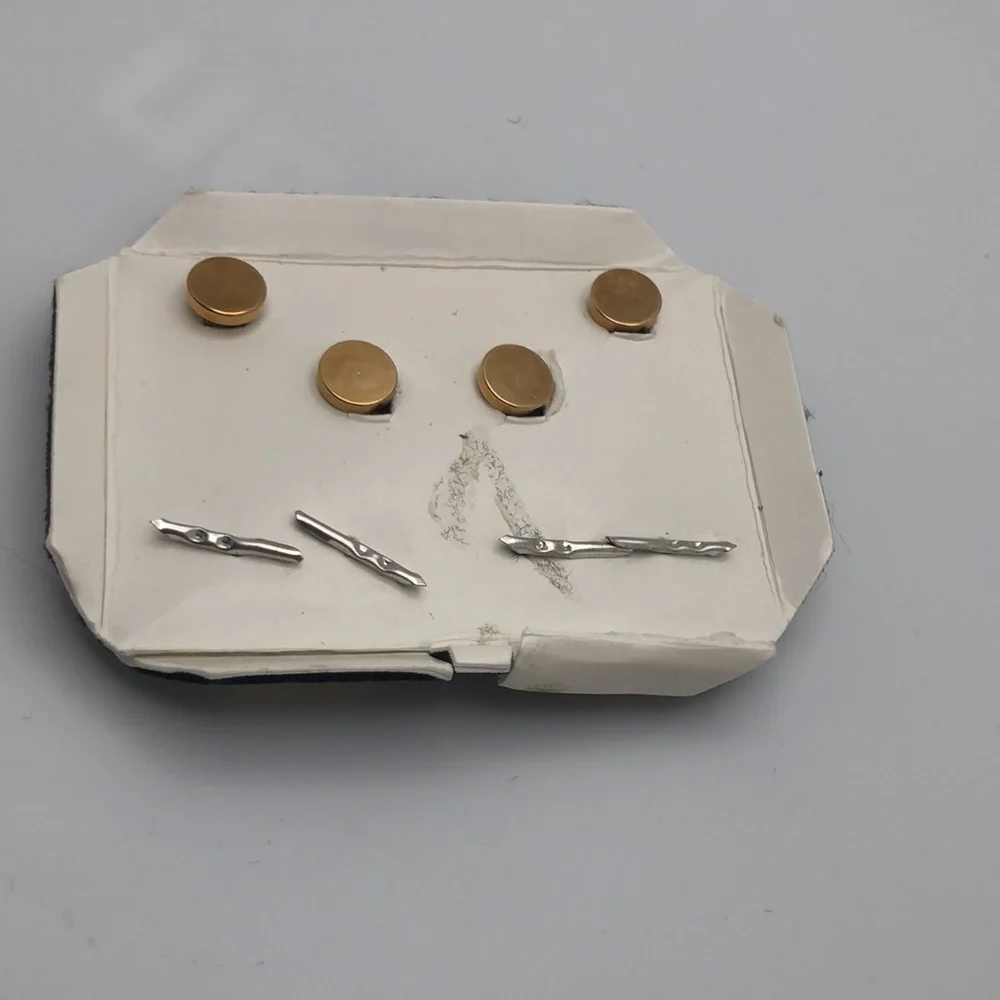 JJ Weston Cuban Cigar 2 Cufflinks & Four Studs Made in the USA Superior Quality